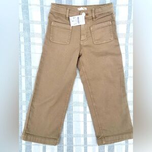 Size 6years Girls Crew Cuts Tan Pants NWT